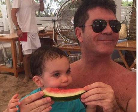 Simon Cowell and Eric Instagram