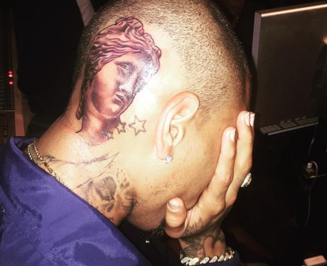 Chris Brown Venus De Milo tattoo