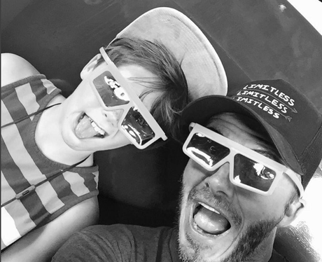 David Beckham and Cruz Selfie