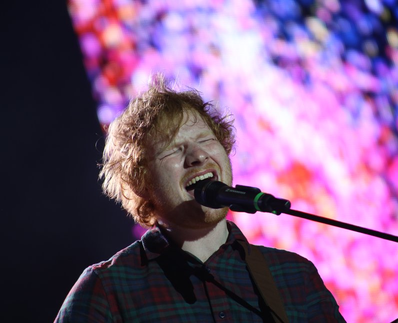 Ed Sheeran live at Fusion Festival 2015