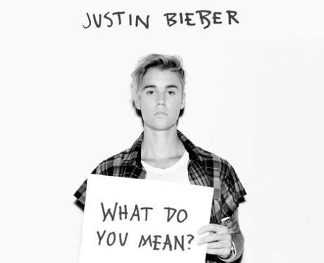 Justin Bieber What Do You Mean Single Artwork