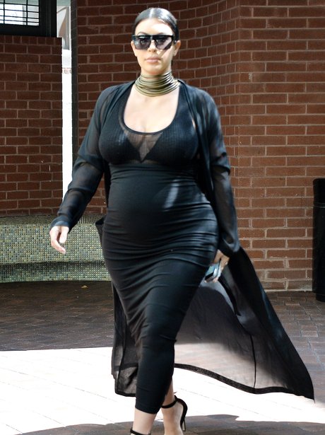 Kim Kardashian in a tight dress