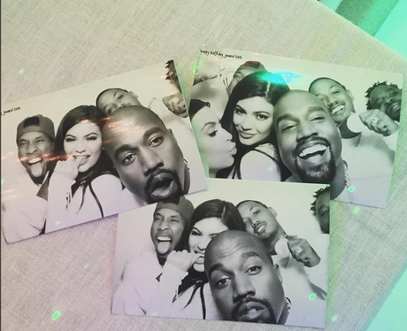 Kim Kardashian, Kanye West, Tyger, Kylie Polaroid