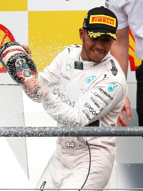 Lewis Hamilton at thr Grand Prix