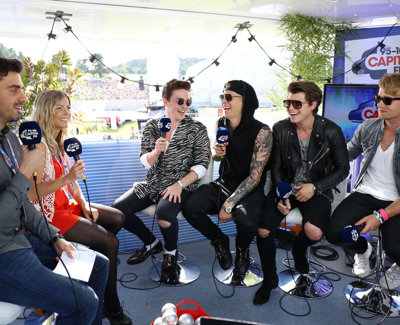 Rixton backstage at Fusion Festival 2015