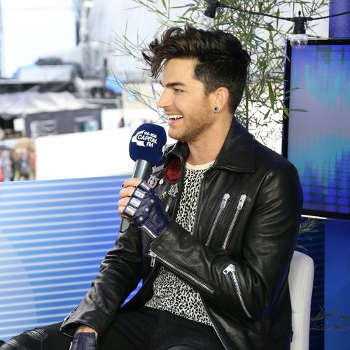 Adam Lambert backstage at Fusion Festival 2015