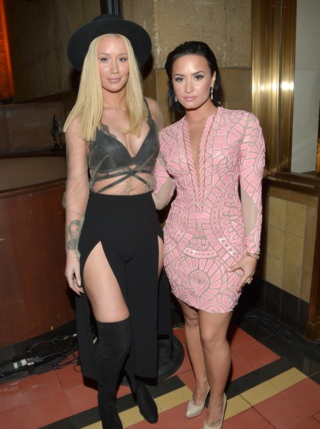 Demi Lovato and Iggy Azalea VMA After Party 2015