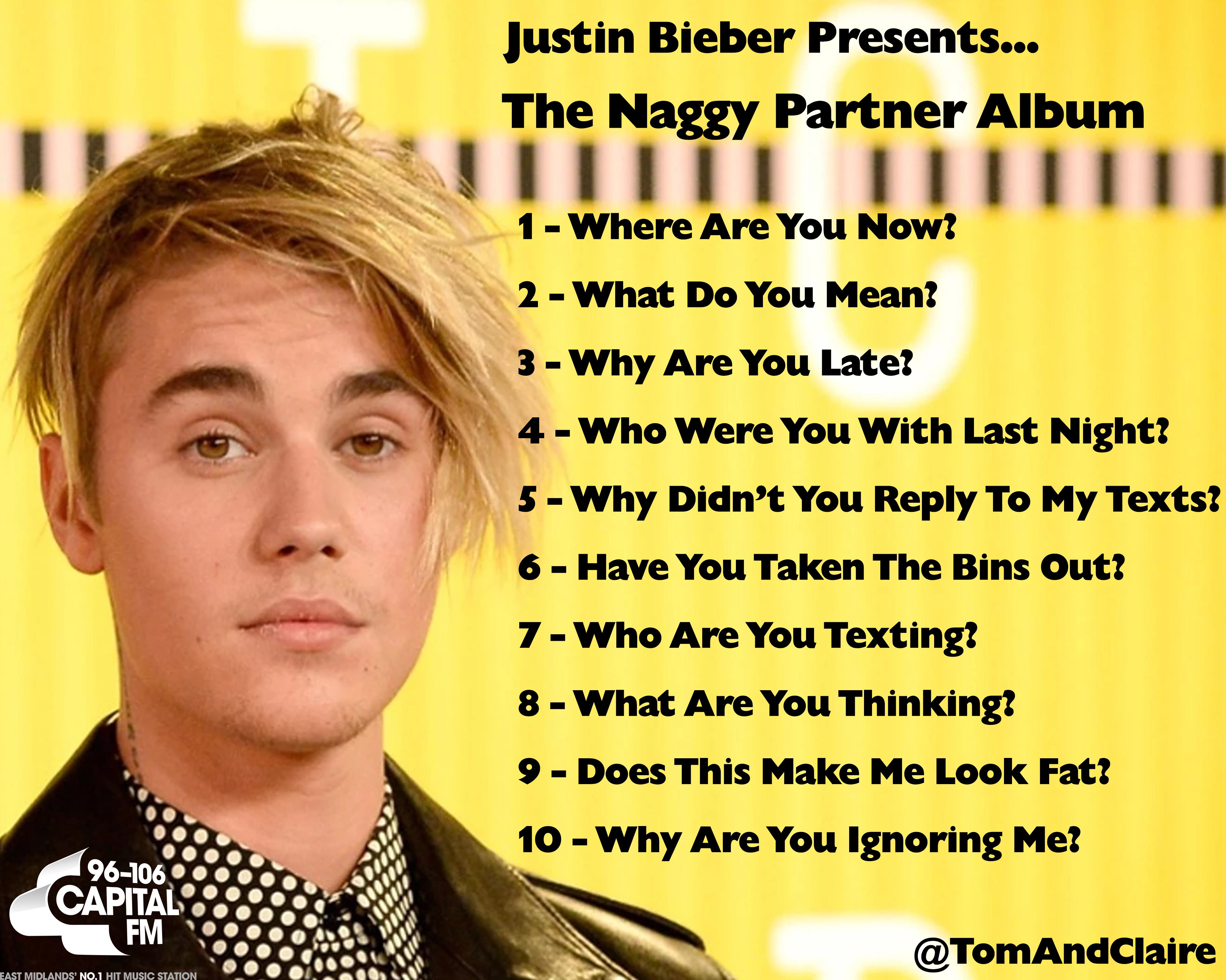 Justin Bieber - #tBt Lyrics and Tracklist