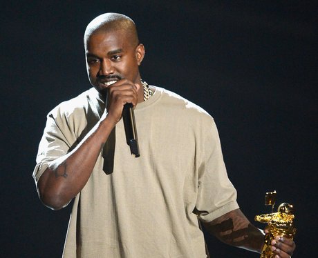 Kanye West live on stage at the MTV VMAs 2015