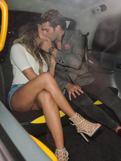 Max Morley and Charlotte Crosby Kiss