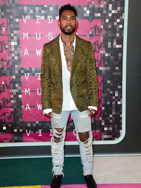 Miguel - MTV VMAs 2015 red carpet arrival
