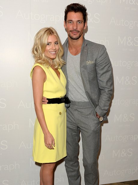 Mollie King and David Gandy