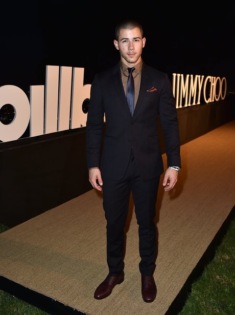 Nick Jonas attends Billboard & Jimmy Choo's Men of