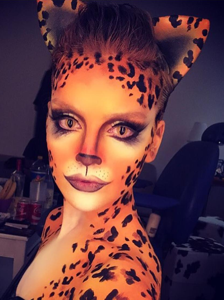 Perrie Edwards Fancy Dress Cheetah