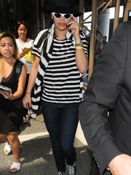 Rita Ora at the airport