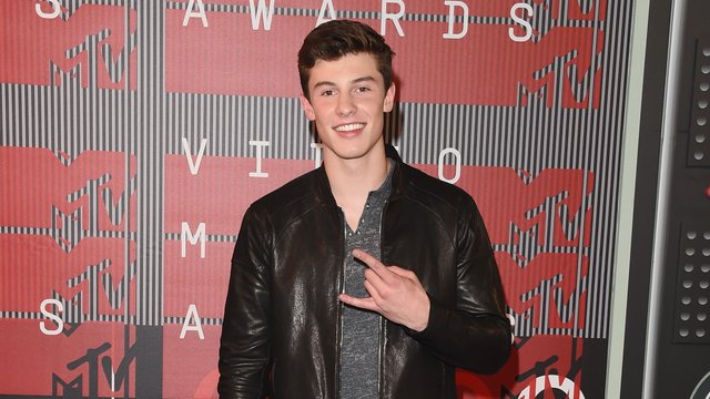 Shawn Mendes arrives at the 2015 MTV Video Music A