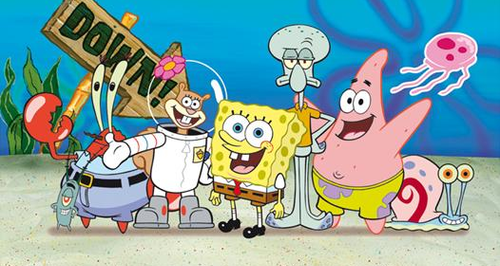 sponge bob squarepants and friends