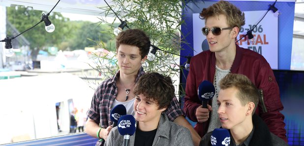 The Vamps backstage at Fusion Festival 2015