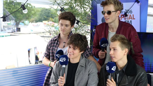 The Vamps backstage at Fusion Festival 2015