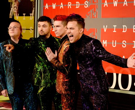 Walk The Moon arrive at the 2015 MTV Video Music A