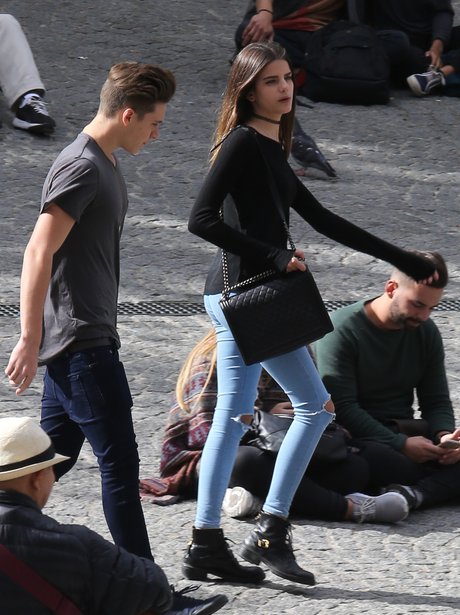 Brooklyn Beckham and Female Friend in Paris