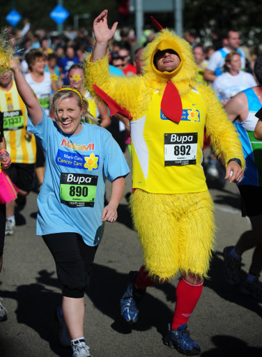 Great North Run chicken