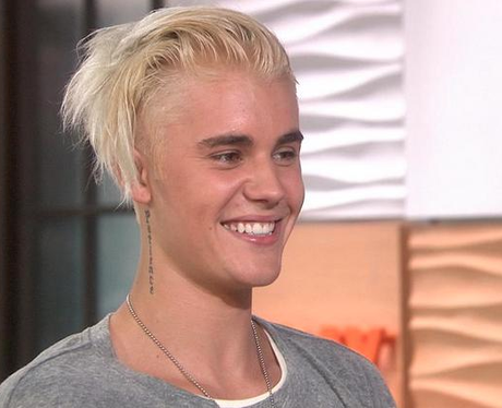 Justin Bieber Platinum Blonde Today Show