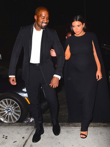 Kanye West and Kim Kardashian