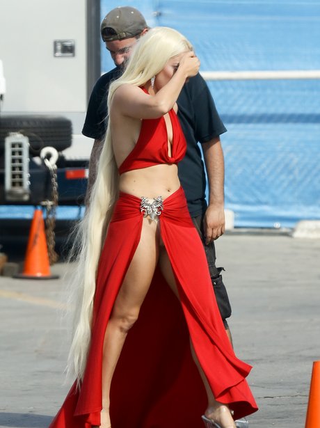 Lady Gaga American Horror Story Set