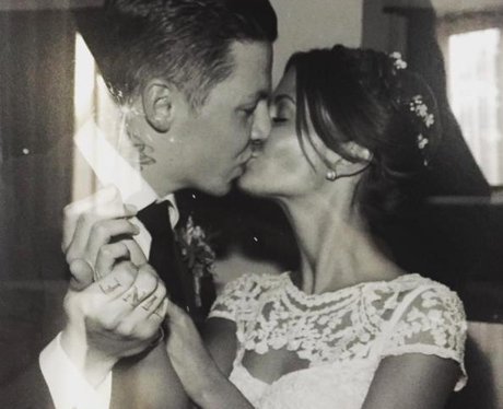 Millie Mackintosh and Professor Green anniversary