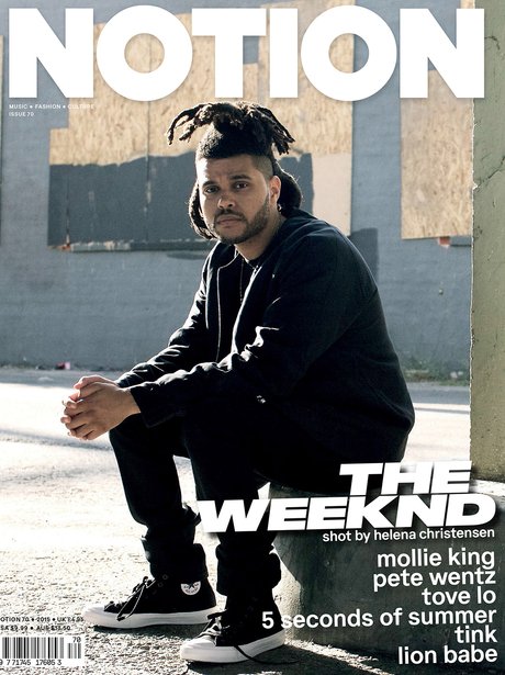 The Weeknd Covers Notion Magazine