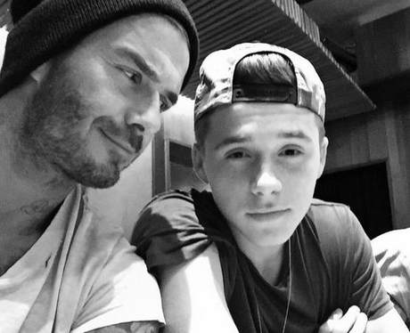 David and Brooklyn Beckham