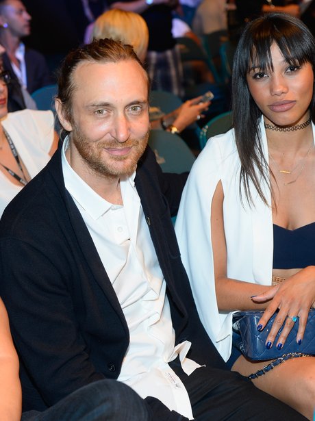 David Guetta attends the Mayweather v. Berto fight