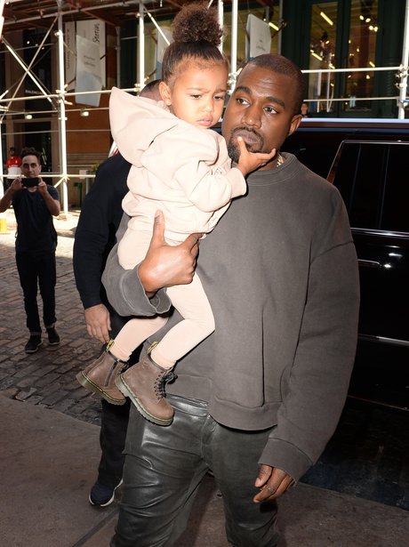 Kanye West and North