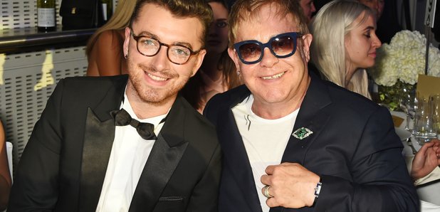 Sam Smith and Elton John GQ Awards 2015