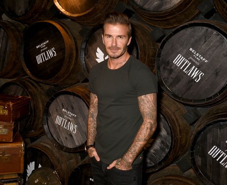 David Beckham at film premiere