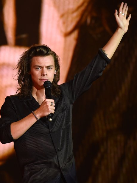Harry Styles performs on the on the road again our
