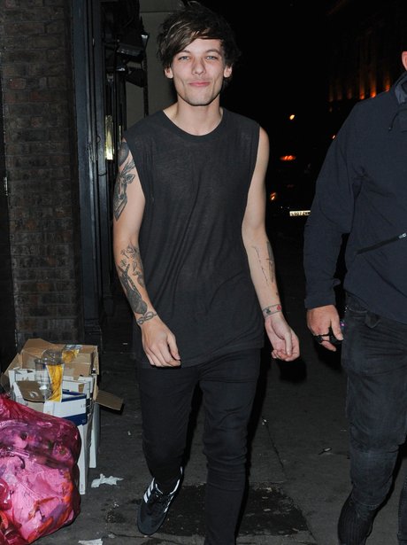 Louis Tomlinson on a night out