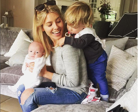 Mollie King With Frankie's Children
