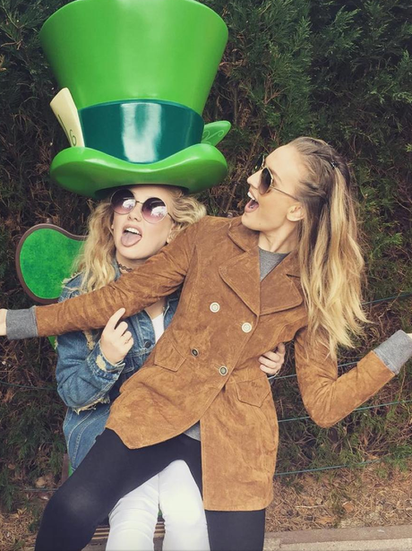 Perrie Edwards at Disneyland