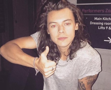 Harry styles backstage on twitter