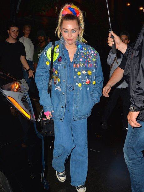 Miley Cyrus Double Denim