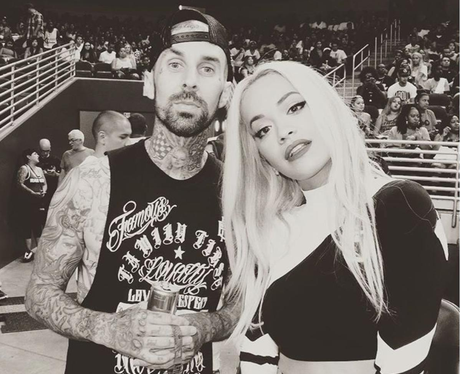 Rita Ora and Travis Barker