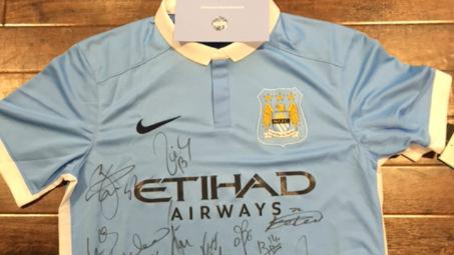 Signed Manchester City Shirt