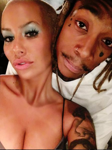 Amber Rose and Wiz Khalifa