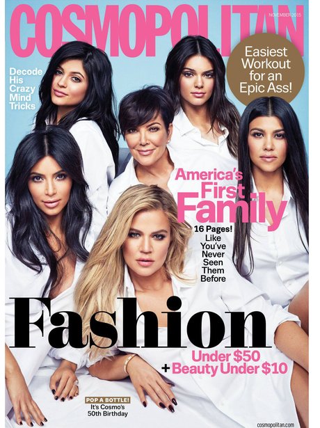Kardashians Cosmopolitan Magazine 2015