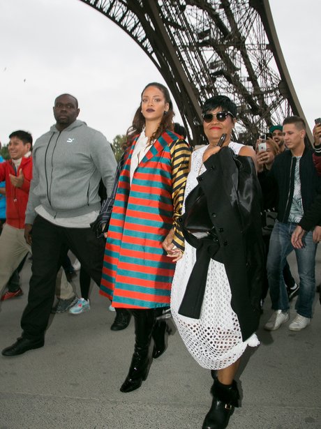 Rihanna and her mother Monica Braithwaite
