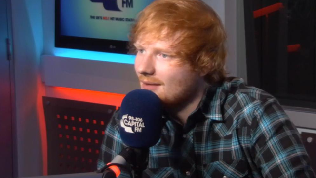 Ed Sheeran at Capital 