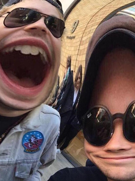 Michael Clifford and Ashton Irwin