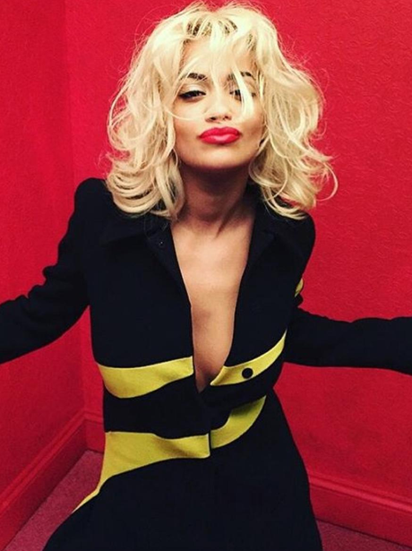 Rita Ora on set of a  Photoshoot 